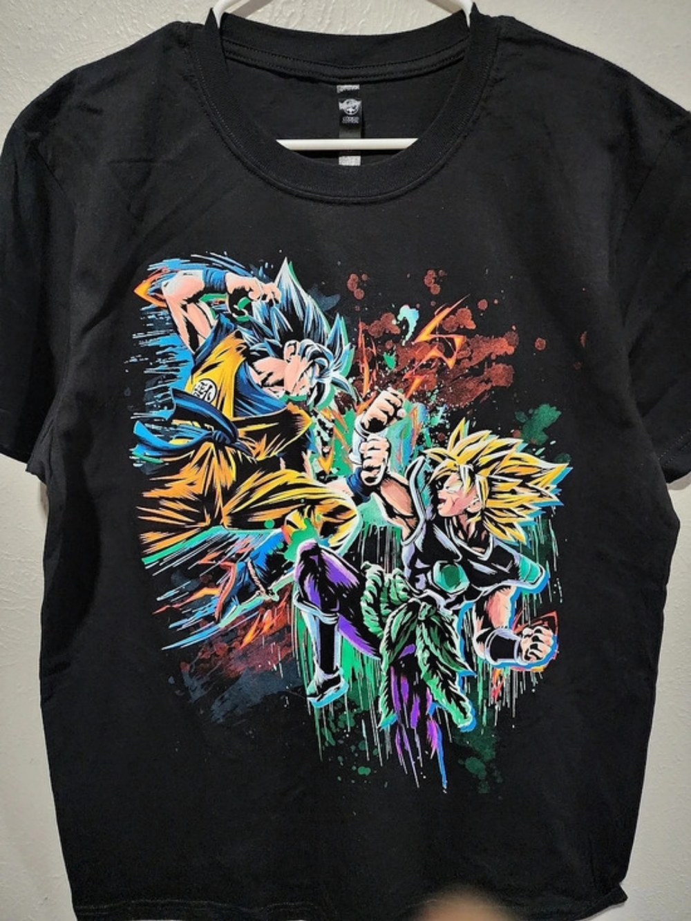 Dragon Ball Graphic Short Sleeve Tee in Black